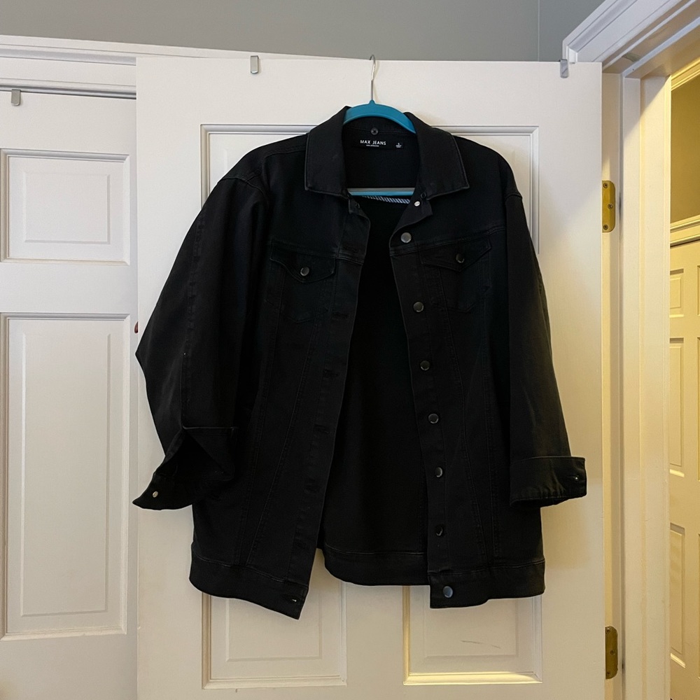 Max Jeans Black Jean Jacket
